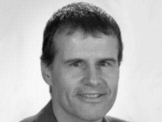 Schwarz-Weiß-Portraitfoto von Prof. Dr. Haio Röckle