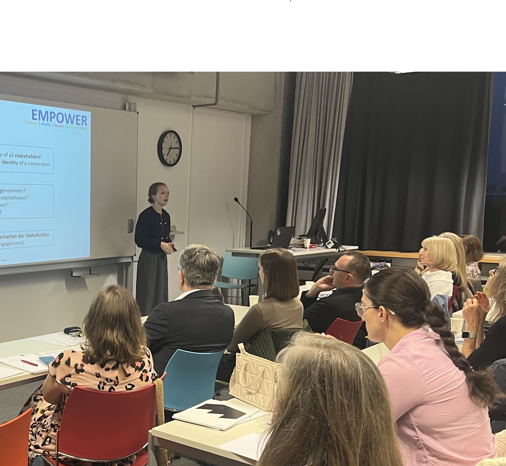 Das EMPOWER Projektteam "Digitale Reputation" gestaltete eine Veranstaltung beim Marketing Club Mainz-Wiesbaden (Bild: Hillebrandt).