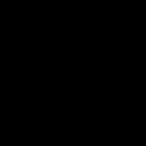 Symbolgrafik mit schwarzer. leuchtender Glühbirne mit inne liegendem Zahnrad auf weißem Hintergrund